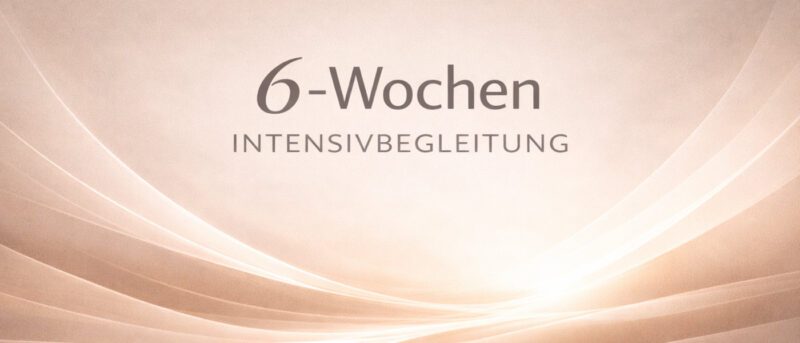 6-Wochen-Intensivbegleitung bei Angst und Panik